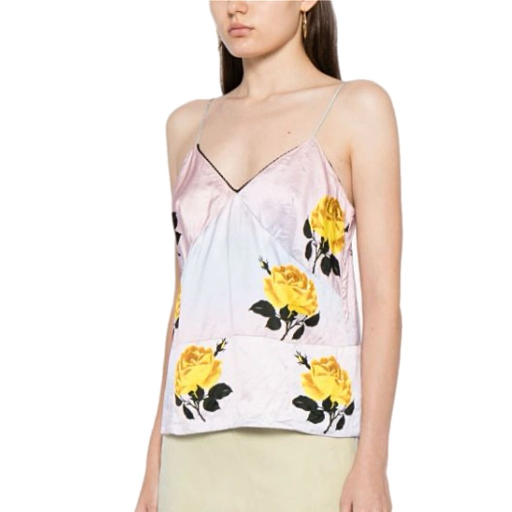MERYLL ROGGE floral print ombré tank top womens 36